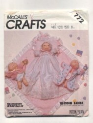 2001 MCCALLS 1985 9'' SCULPTURED DOLL, CLOTHES, ACCESSORIES  PATTERN